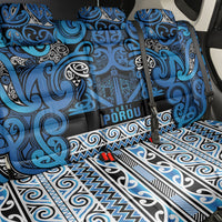 Aotearoa Iwi Ngati Porou Back Car Seat Cover Maori Wharenui House Tribal Pattern LT9 - Polynesian Pride