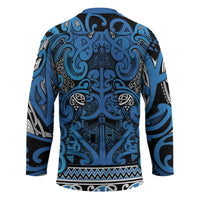 Aotearoa Iwi Ngati Porou Hockey Jersey Maori Wharenui House Tribal Pattern LT9 - Polynesian Pride