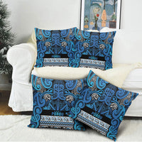 Aotearoa Iwi Ngati Porou Pillow Cover Maori Wharenui House Tribal Pattern LT9 - Polynesian Pride