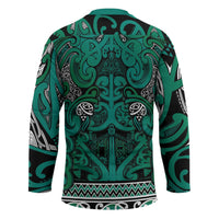 Aotearoa Iwi Ngai Tahu Hockey Jersey Maori Wharenui House Tribal Pattern LT9 - Polynesian Pride