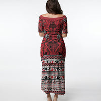 Aotearoa Iwi Ngati Kahungunu Puletasi Maori Wharenui House Tribal Pattern LT9 - Polynesian Pride