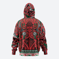 Aotearoa Iwi Tuhoe Zip Hoodie Maori Wharenui House Tribal Pattern LT9 - Polynesian Pride