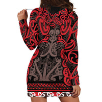 Aotearoa Iwi Ngati Awa Hoodie Dress Maori Wharenui House Tribal Pattern LT9 - Polynesian Pride