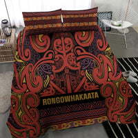 Aotearoa Iwi Rongowhakaata Bedding Set Maori Wharenui House Tribal Pattern LT9 - Polynesian Pride