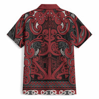 Aotearoa Iwi Ngati Toa Hawaiian Shirt Maori Wharenui House Tribal Pattern LT9 - Polynesian Pride