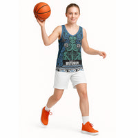 Aotearoa Iwi Ngati Mutunga Basketball Jersey Maori Wharenui House Tribal Pattern LT9 - Polynesian Pride