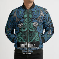 Aotearoa Iwi Ngati Mutunga Bomber Puffer Jacket Maori Wharenui House Tribal Pattern LT9 - Polynesian Pride