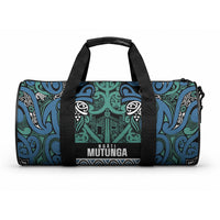 Aotearoa Iwi Ngati Mutunga Duffle Bag Maori Wharenui House Tribal Pattern