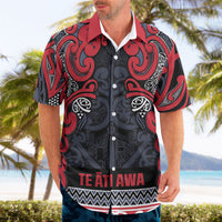 Aotearoa Iwi Te ati Awa Hawaiian Shirt Maori Wharenui House Tribal Pattern LT9 - Polynesian Pride