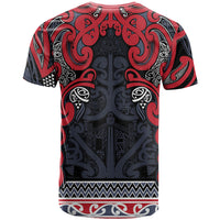 Aotearoa Iwi Te ati Awa T Shirt Maori Wharenui House Tribal Pattern LT9 - Polynesian Pride