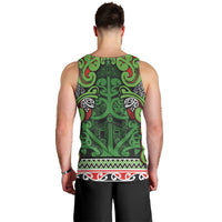 Aotearoa Iwi Ngati Maru Hauraki Men Tank Top Maori Wharenui House Tribal Pattern LT9 - Polynesian Pride