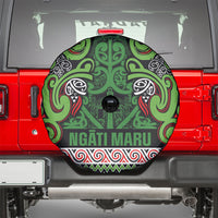 Aotearoa Iwi Ngati Maru Hauraki Spare Tire Cover Maori Wharenui House Tribal Pattern LT9 - Polynesian Pride