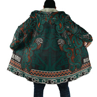 Aotearoa Iwi Ngāti Maru Taranaki Cloak Maori Wharenui House Tribal Pattern LT9 - Polynesian Pride
