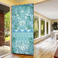 Aotearoa Iwi Ngati Paoa Door Cover Maori Wharenui House Tribal Pattern LT9 - Polynesian Pride