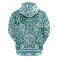 Aotearoa Iwi Ngati Paoa Zip Hoodie Maori Wharenui House Tribal Pattern LT9 - Polynesian Pride