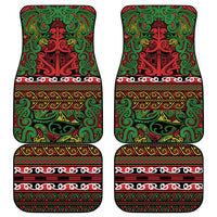 Aotearoa Iwi Ngati Hine Car Mats Maori Wharenui House Tribal Pattern LT9 - Polynesian Pride