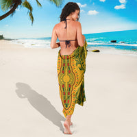 Africa Dashiki Sarong African Tribal Art Mixed Polynesian Tattoo Gold Color Unique LT9 - Polynesian Pride
