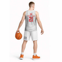 Custom Pacific Rugby Spirit Basketball Jersey Tonga Ngatu Pride White Edition - Polynesian Pride