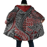 Aotearoa Maori Tribal Tattoo Cloak Kowhaiwhai Taniko Patchwork Motifs - Polynesian Pride
