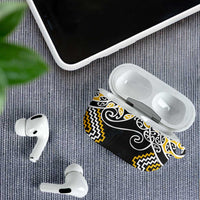 Gold Aotearoa Tukutuku Manawa Tapu AirPods Case Ta Moko Toi Maori - Polynesian Pride