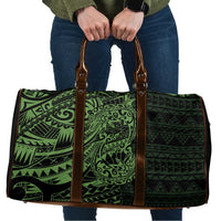 Green Couple Dolphins Maori Polynesian Style Travel Bag - Polynesian Pride