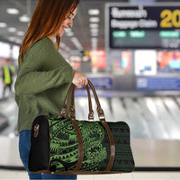 Green Couple Dolphins Maori Polynesian Style Travel Bag - Polynesian Pride