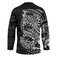 White Couple Dolphins Maori Polynesian Style Hockey Jersey - Polynesian Pride