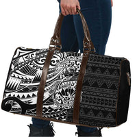 White Couple Dolphins Maori Polynesian Style Travel Bag - Polynesian Pride