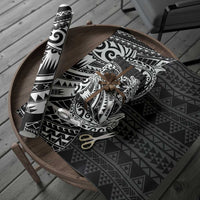 White Couple Dolphins Maori Polynesian Style Wrapping Paper - Polynesian Pride