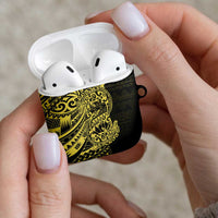 Yellow Couple Dolphins Maori Polynesian Style AirPods Case - Polynesian Pride