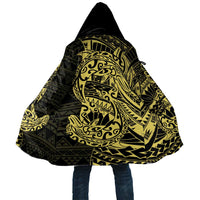 Yellow Couple Dolphins Maori Polynesian Style Cloak - Polynesian Pride