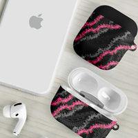 Guam Bougainvillea Lei AirPods Case Chamorro Tribal Pattern - Polynesian Pride