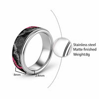 Guam Bougainvillea Lei Classic Ring Chamorro Tribal Pattern - Polynesian Pride