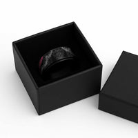 Guam Bougainvillea Lei Spinner Ring Chamorro Tribal Pattern - Polynesian Pride