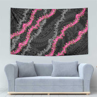 Guam Bougainvillea Lei Tapestry Chamorro Tribal Pattern