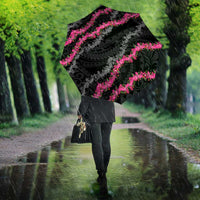 Guam Bougainvillea Lei Umbrella Chamorro Tribal Pattern - Polynesian Pride