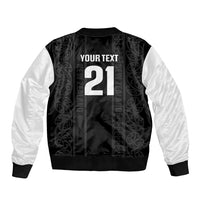 Custom New Zealand Football White Fern Supporter Bomber Jacket