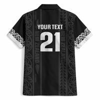 Custom New Zealand Football White Fern Supporter Hawaiian Shirt LT9 - Polynesian Pride