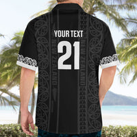 Custom New Zealand Football White Fern Supporter Hawaiian Shirt LT9 - Polynesian Pride