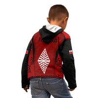 Tonga Rugby Kid Hoodie Go Champions World Cup 2023 Ngatu Unique LT9 - Polynesian Pride