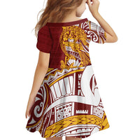 Couple Dolphins Maori Motif Family Matching Off Shoulder Short Dress and Hawaiian Shirt - Polynesian Pride