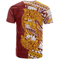 Couple Dolphins Maori Motif T Shirt - Polynesian Pride