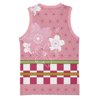 Japanese Asanoha Pattern Basketball Jersey Charm Against Evil Spirits - Polynesian Pride