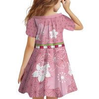 Japanese Asanoha Pattern Family Matching Off Shoulder Short Dress and Hawaiian Shirt Charm Against Evil Spirits - Polynesian Pride