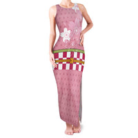 Japanese Asanoha Pattern Family Matching Tank Maxi Dress and Hawaiian Shirt Charm Against Evil Spirits - Polynesian Pride