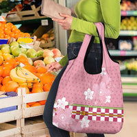 Japanese Asanoha Pattern Grocery Bag Charm Against Evil Spirits - Polynesian Pride