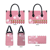 Japanese Asanoha Pattern Leather Bag Charm Against Evil Spirits - Polynesian Pride