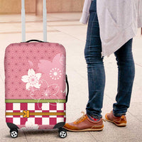 Japanese Asanoha Pattern Luggage Cover Charm Against Evil Spirits - Polynesian Pride