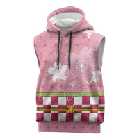 Japanese Asanoha Pattern Sleeveless Hoodie Charm Against Evil Spirits - Polynesian Pride