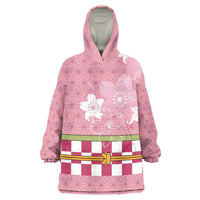 Japanese Asanoha Pattern Wearable Blanket Hoodie Charm Against Evil Spirits - Polynesian Pride